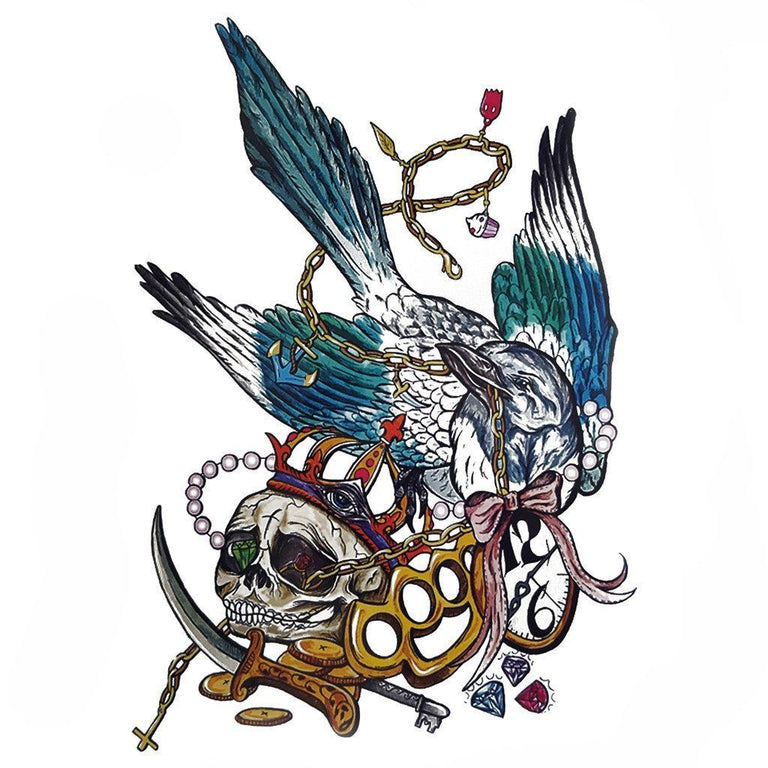 Temporary tattoo "King of the Thieves"