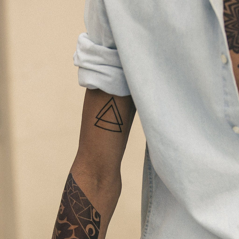 Temporary tattoo "Triangles - Pack"