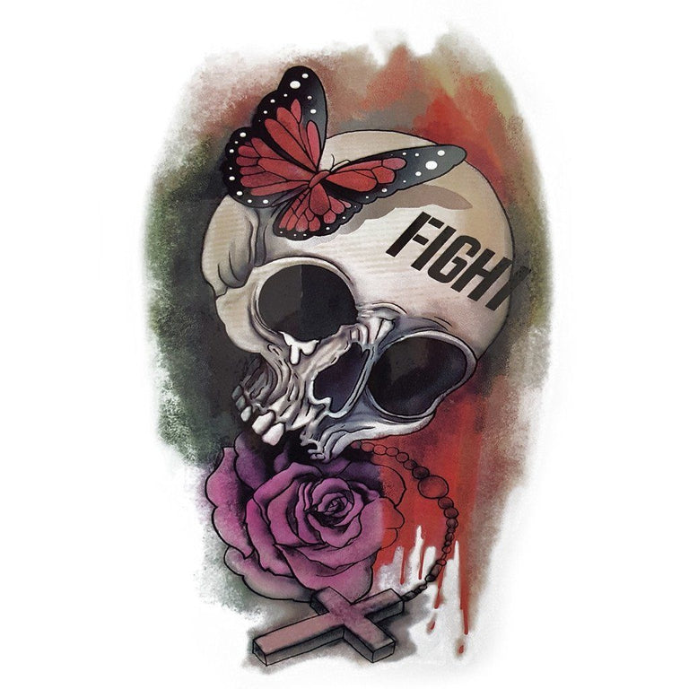 Temporary tattoo "FIGHI"